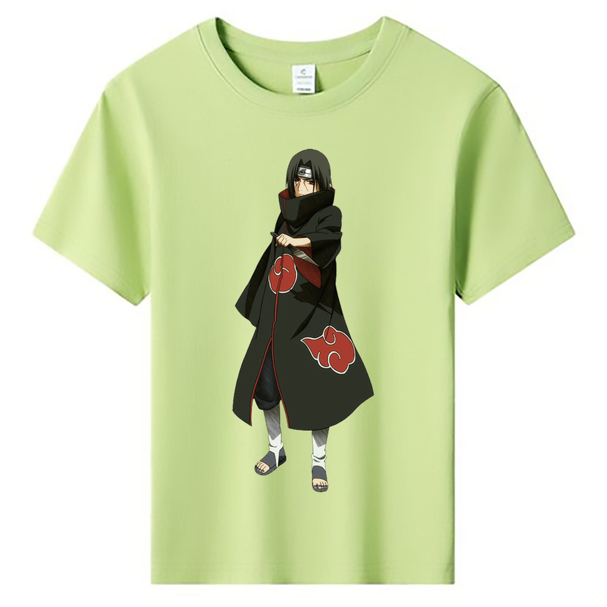 （画像用） NARUTO -ナルト- うちは イタチ Uchiha Itachi 綿100％キッズTシャツ（フロントプリント）